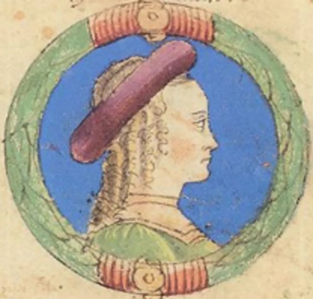 Ilustração de Beatrice d'Este