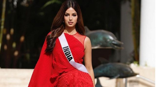 Miss Universe 2021: South Africa Lalela Mswane finish third as Harnaaz Sandhu of India win dis year edition of di pageant - BBC News Pidgin