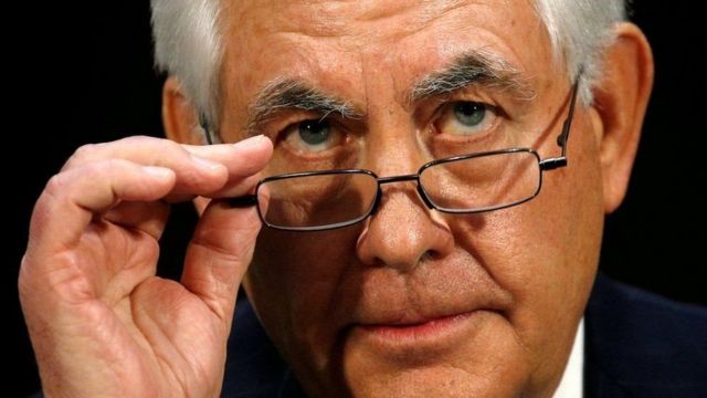 Bwana Tillerson asaba ibihugu vy'abarabu kworohereza ibihano Qatar
