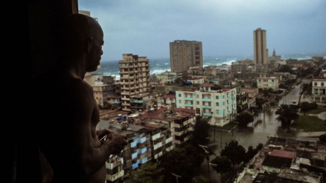 Irma en Cuba