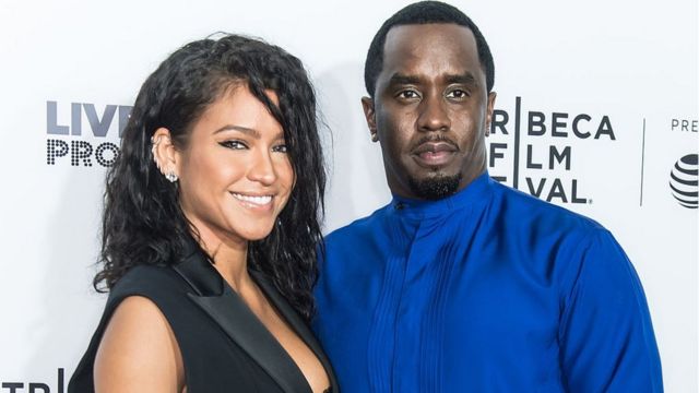 "Diddy" Combs and Cassie Ventura. 