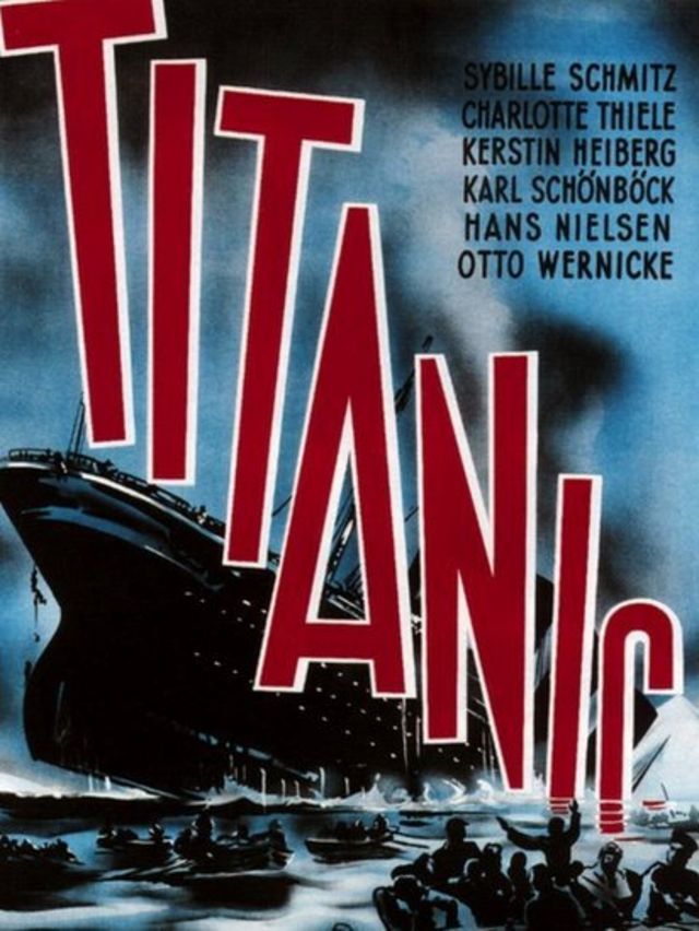 1943 yapımı Titanic filminin posteri.