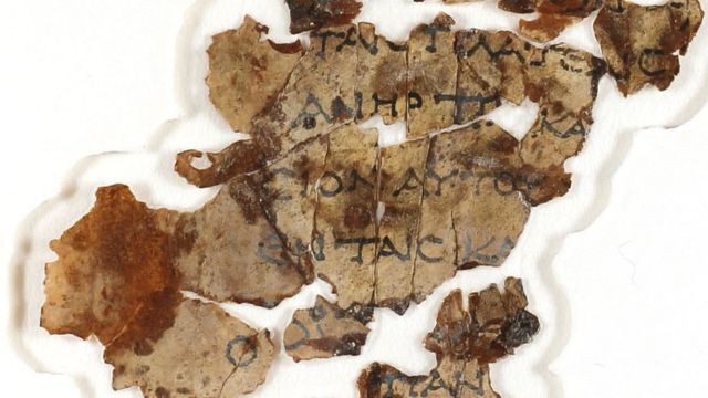 Fragments of parchment found in the Cave of Horror