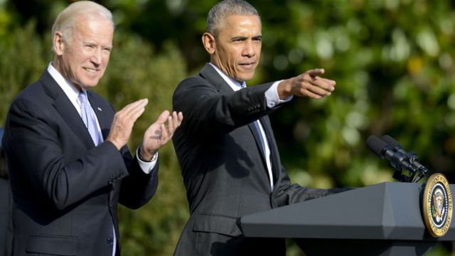 Байден и Обама