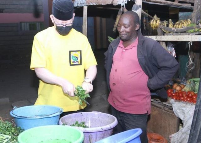 Le candidat Isaac Mwaura