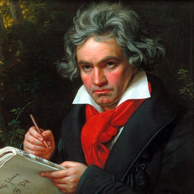 Portrait of Ludwig van Beethoven when composing the Missa Solemnis', 1820. Stieler, Joseph Karl (1781-1858). Found in the collection of the Beethoven-Haus, Bonn.