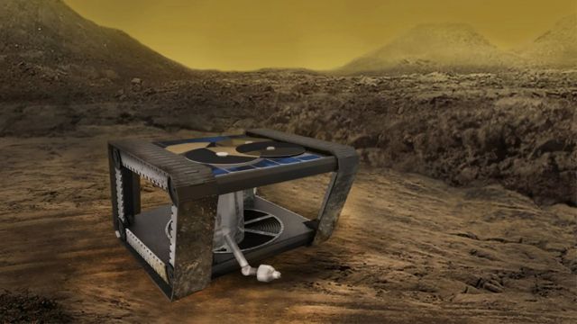 我们可能需要简单、坚固的探测器来探索太阳系中不适宜居住的行星（Credit: Nasa/Johns Hopkins APL）(photo:BBC)
