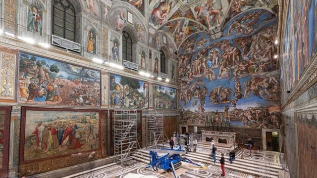 Capilla Sixtina: cómo la emblemática capilla del Vaticano se convirtió de  nuevo en el escenario de la rivalidad entre los maestros Rafael y Miguel  Ángel - BBC News Mundo