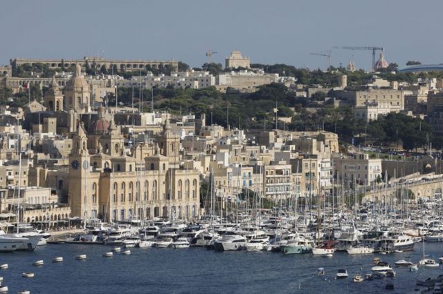 Malta'nın başkenti Valetta 