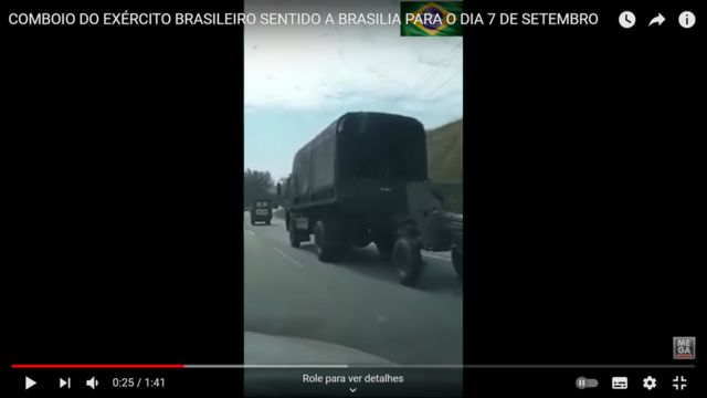 Apoiadores do Exército Brasileiro