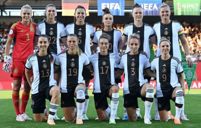 Seleção da Alemanha em foto oficial antes de jogo