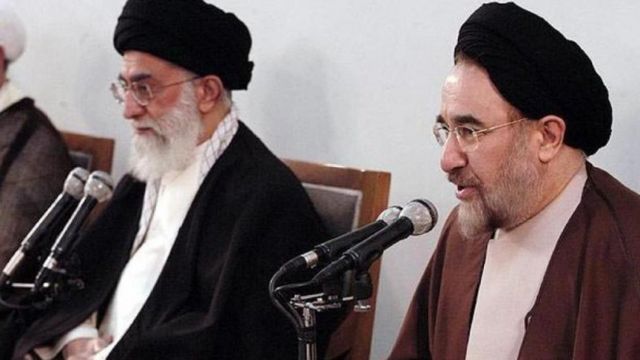 محمد خاتمی و آیت‌الله علی خامنه‌ای- عکس از آرشیو