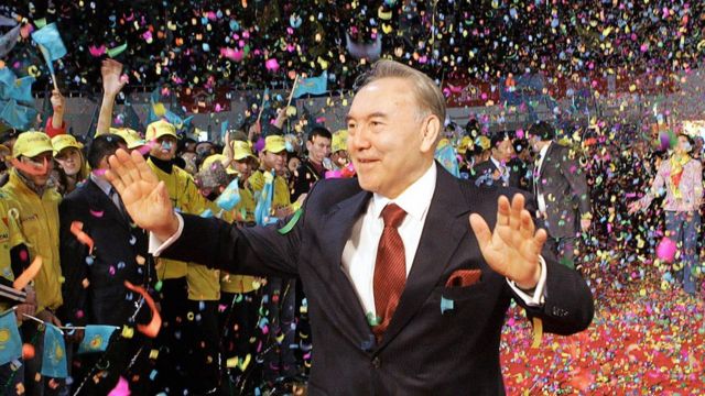 Nazarbayev has been in power in Kazakhstan for nearly 30 years.