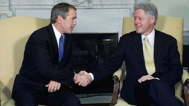 Bush y Clinton