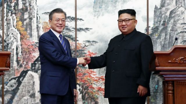 韩国方面称两国领导人正在交换信函。(photo:BBC)