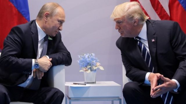トランプ プーチン両大統領が初会談 米選挙ハッキングも話題に cニュース
