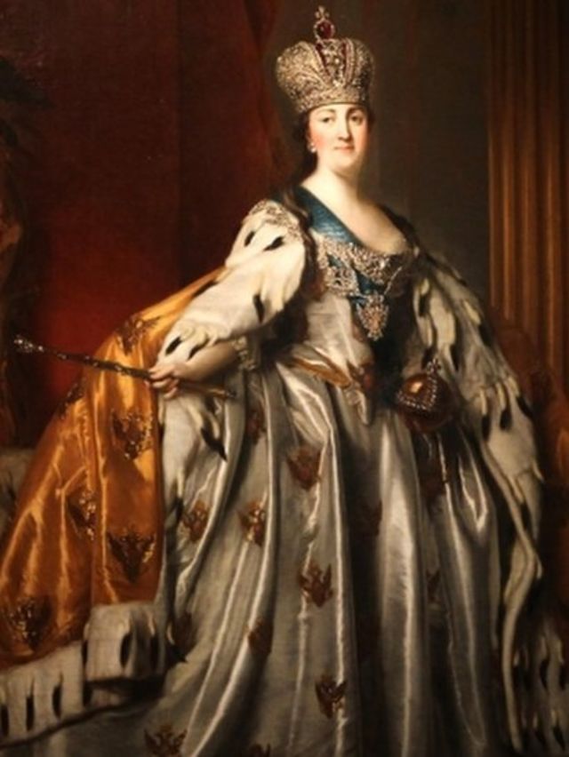 Екатерина II: портрет работы датского художника Виглуса Эриксена из Национального музея в Эдинбурге