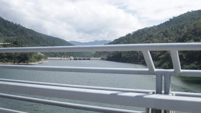 A hydroelectric dam in Alta Verapaz