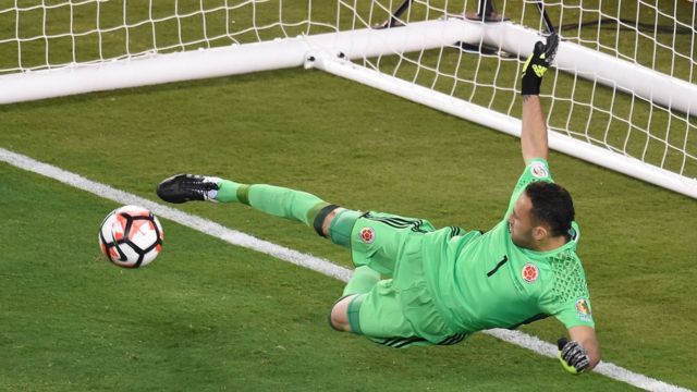David Ospina fue el héroe para Colombia.