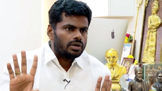 பத்திரிக்கையாளர்களுடன் அண்ணாமலை வாக்குவாதம்