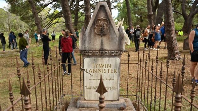 Fake burial ground for Tywin Lannister for one park for Australia