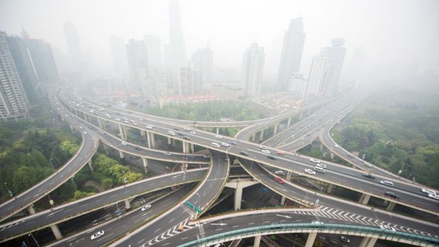 poluição na China