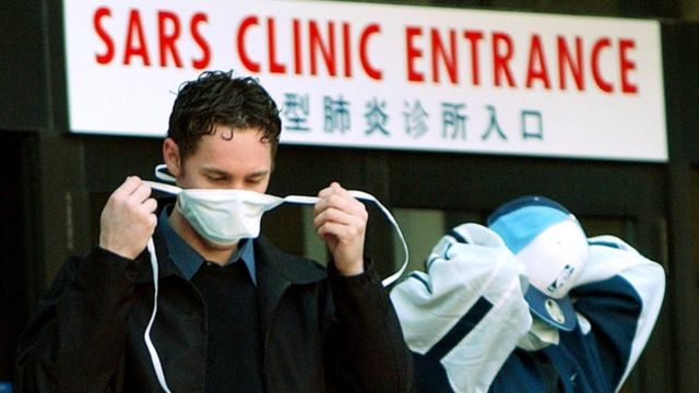 Pacientes durante la crisis del SARS.