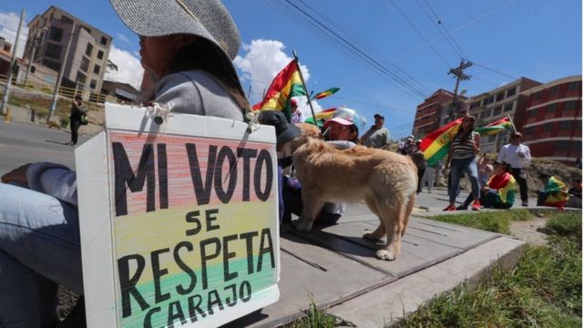 Protestas en Bolivia