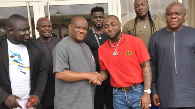 Davido dey Port Harcourt Dey shoot one ogbonge video wit Rivers born artiste and musician Duncan Mighty.