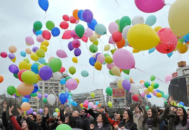 Celebrating World Autism Day in Romania on April 2, 2015