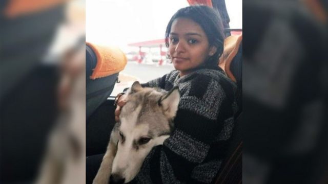 Ukraine: The Indian girl who wouldn't abandon her dog in a war zone - BBC  News