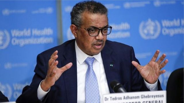 2017年譚德塞成為世界衛生組織第一個非洲籍總幹事。