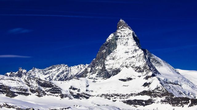 El monte Cervino (o Matterhorn, en alemán)