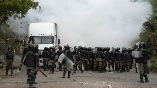 Deploran brutal uso de la fuerza del ej rcito de Guatemala contra