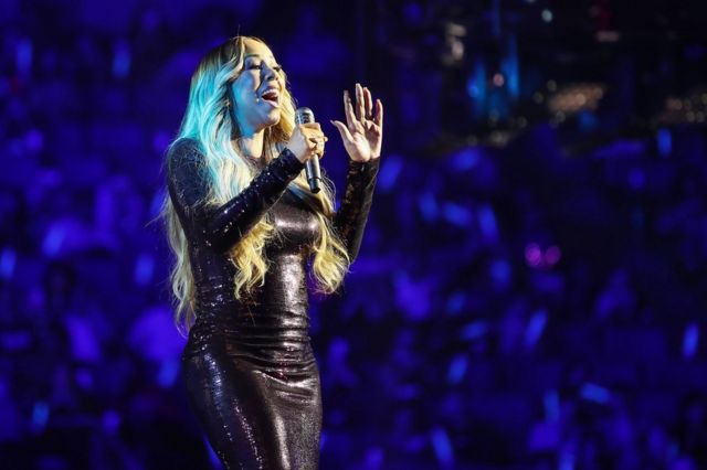 La cantante Mariah Carey participó del "Dia de los solteros" en 2018, el mayor evento de compras online de Alibaba.