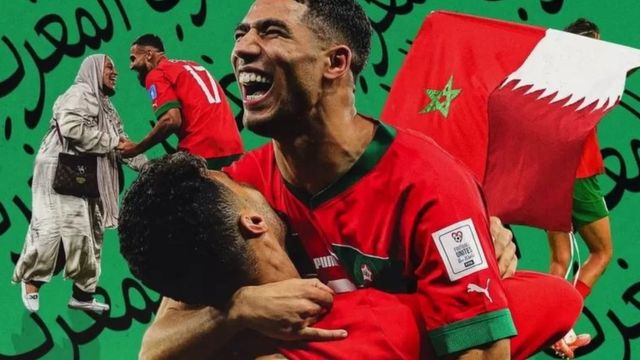 فرحة لاعبي المغرب