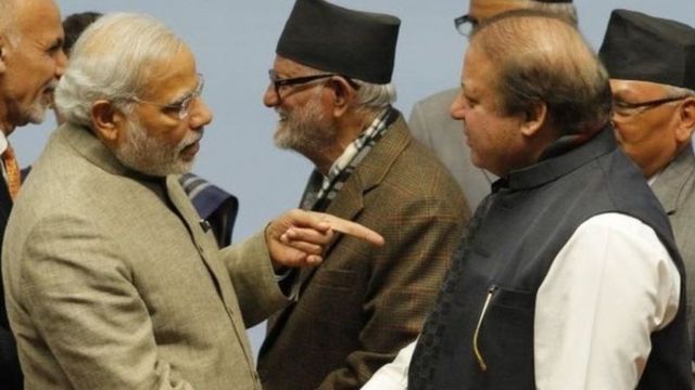 नरेंद्र मोदी और नवाज़ शरीफ़