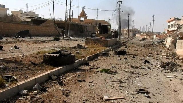 مناطق شهدت اشتباكات في معركة الموصل بين القوات العراقية وحلفائها وتنظيم الدولة