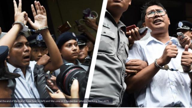 Myanmar, tự do báo chí, Reuters