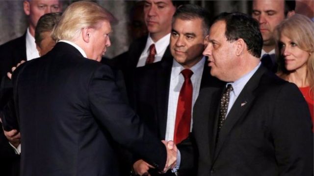 Christie (i buryo) yari yagenywe kurongora ibikorwa vyo gushikirizwa ubutegetsi