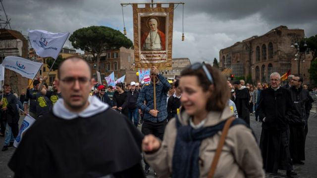 Marcha contra el aborto en Italia