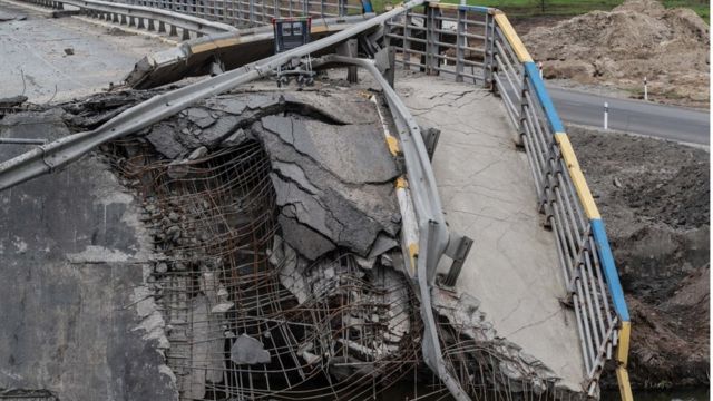 pont détruit
