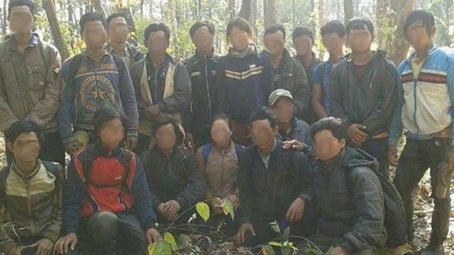 Nhóm người Thượng vượt biên hồi đầu 2015