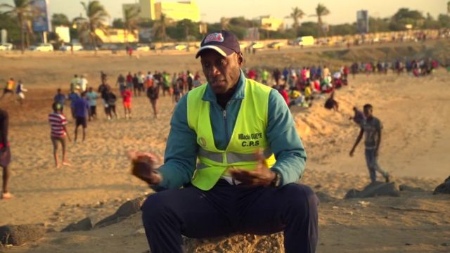Mbacké Gueye est le moniteur du parcours sportif qui entraîne les Sénégalais depuis 30 ans