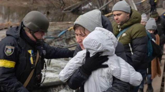 Эвакуация населения в Украине