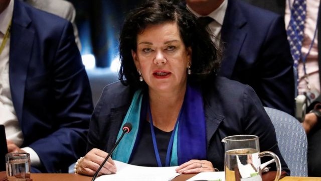Представитель Великобритании при ООН Карен Пирс призвала наказать Россию