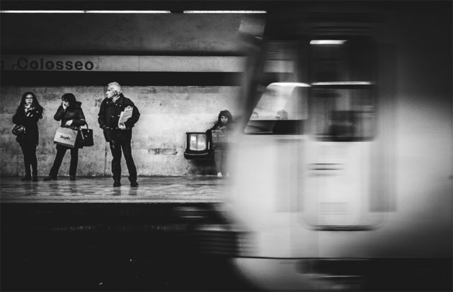 Foto de un anden de metro (Foto: Mauricio Arteda)