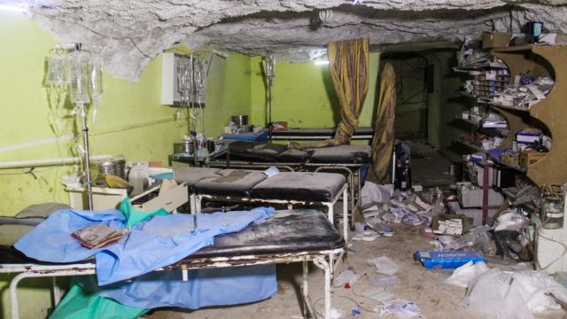 Разрушенная больница