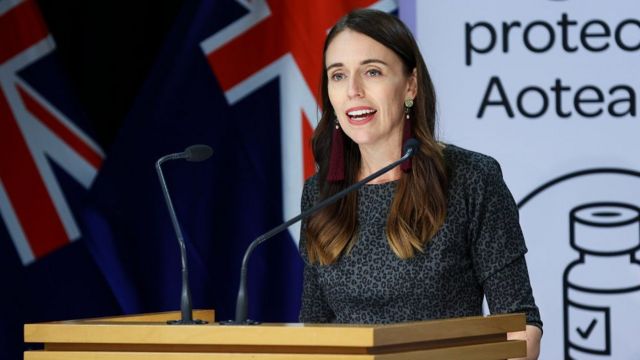 Jacinda Ardern.