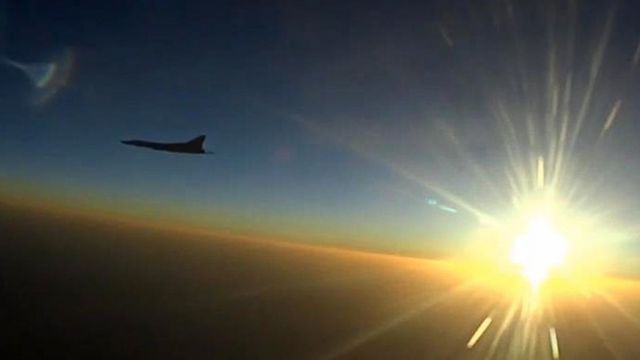 Самолет Су-22М3 на боевом вылете с иранской базы Хамадан